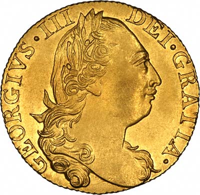Fourth Portrait of George III on Obverse of 1775 Guinea