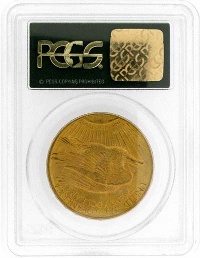 Flying Eagle Reverse Design on a 1908 American Gold Double Eagle
