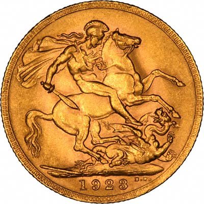 Our 1923 Perth Mint Gold Sovereign Photograph