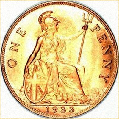 Our 1933 Penny Reverse Photo