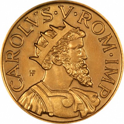 Charles V on 1952 Geneva European Capital of Culture Medallion