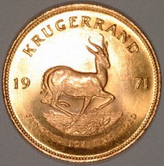 Reverse of 1971 South African One Ounce Krugerrand