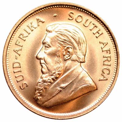 Obverse of 1974 One Ounce Gold Krugerrand