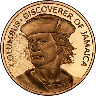 Reverse of 1975 jamaica 100 dollars