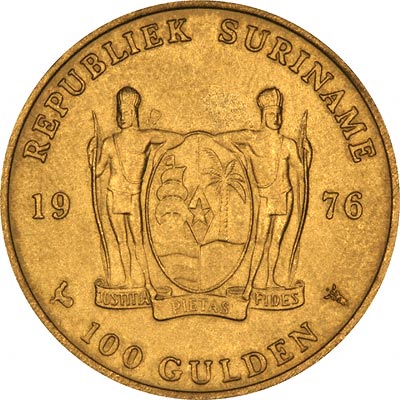 Save the Children Reverse of 1991 Suriname 250 Guilders
