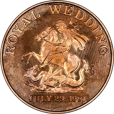 1981 9ct souvenir medal rev