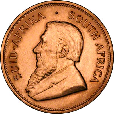 Obverse of 1981 One Ounce Gold Krugerrand