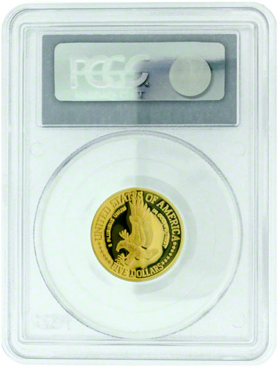 Obverse of 1986 Gold Proof Statue of Liberty $5 Commemorative Coin
