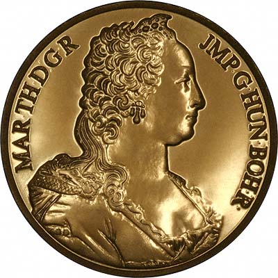 Obverse of 1989 Belgian Gold 100 ECU