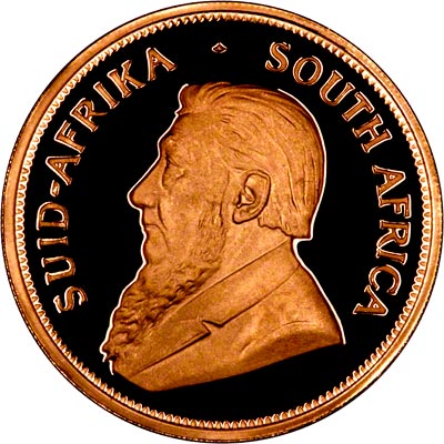 Obverse of 1989 One Ounce Proof Krugerrand