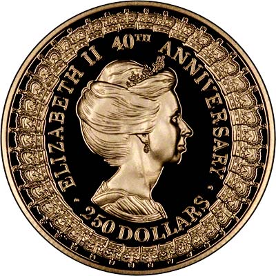 Princess Anne on Reverse of 1992 Australian Gold Coin