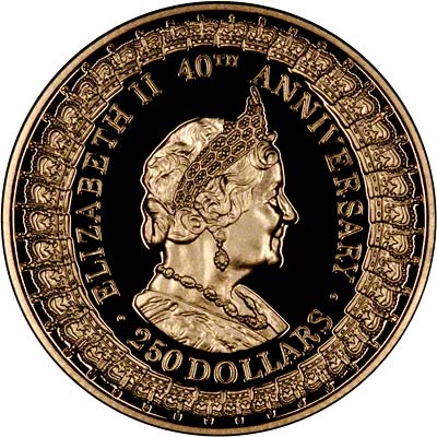 Queen Mother on Reverse of 1992 Australian Gold Coin