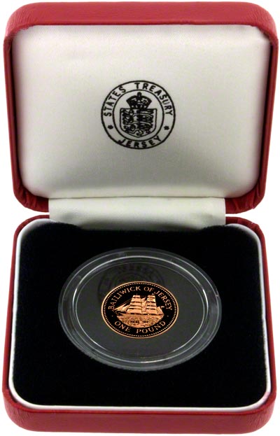 1992 Jersey Proof Gold Pound in Presentation Box