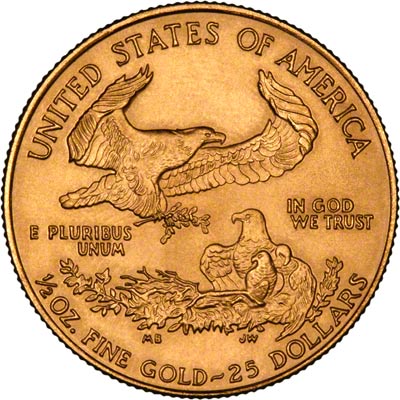 Reverse of Half Ounce Gold Eagle