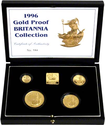 1996 Gold Proof Britannia Set in Presentation Box