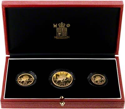 1996 Macau Gold Proof Set in Box