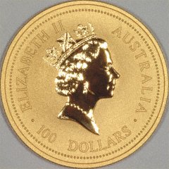 Obverse of One Ounce Gold Bullion Coin
