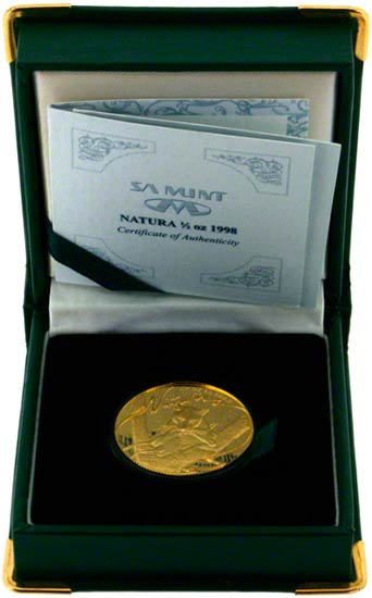1998 Proof Half Ounce Gold Natura in Presentation Box