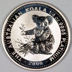 Australian Quarter Ounce Platinum Koala
