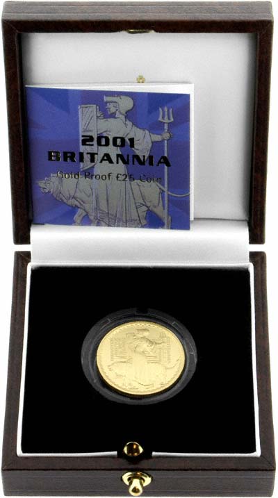2001 1/4oz Britannia in Box