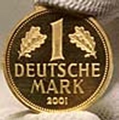 2001 Last German Gold Deutsche Mark