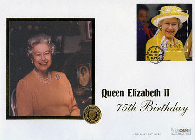 2001 Guernsey Queen's 75th Birthday Twenty Five Pounds