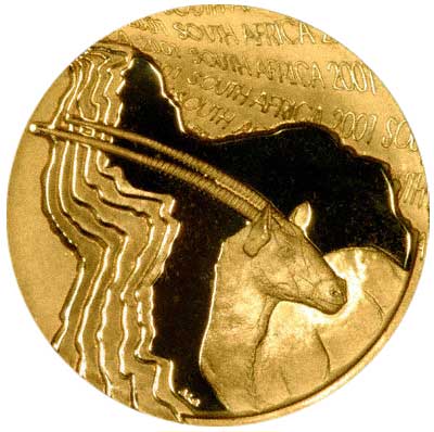 Obverse of 2001 Proof Natura One Ounce Coin