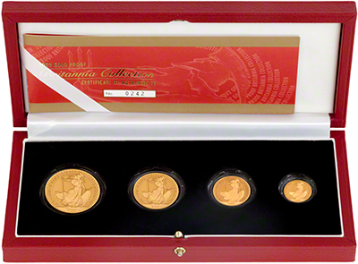 Four Coin Britannia Gold Proof Set