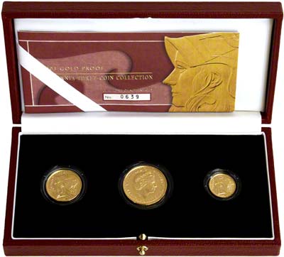 2003 Three Coin Britannia Proof Set