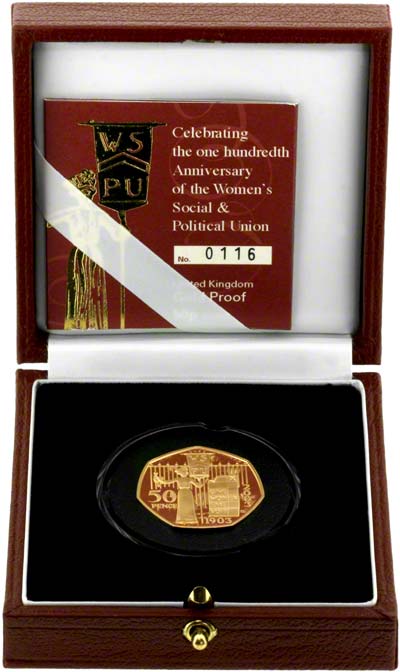 2003 Fifty Pence Gold Proof in Box