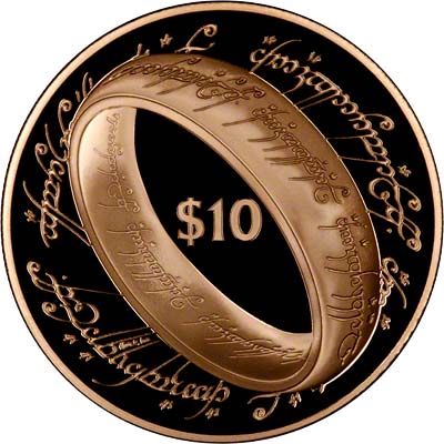 Reverse of 2003 Gold Proof $10