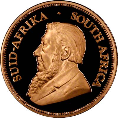 Obverse of 2003 Proof One Ounce Krugerrand