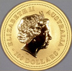 Obverse of 2006 Australian One Ounce Gold Coin