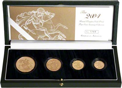 2004 Four Coin Sovereign Set in Presentation Box