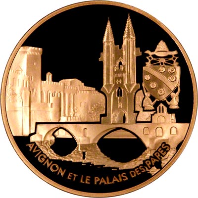 Reverse of 2004 French 20 Euros Gold Coin