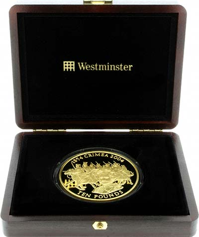 2004 Guernsey Gold Proof £10 in Presentation Box