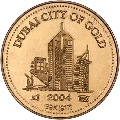 2004 city of gold dubia coin obverse