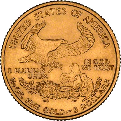 Reverse of 2004 Tenth Ounce Gold Eagle