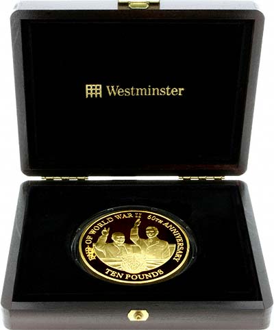 2005 Guernsey Gold Proof £10 in Presentation Box