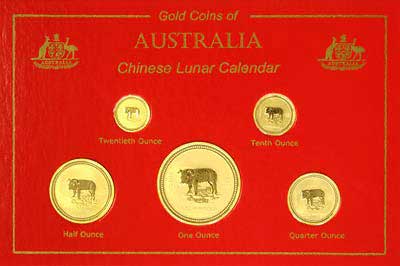 2007 Gold Boar Coins