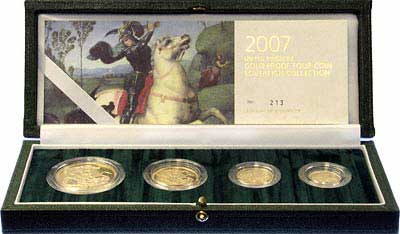 2007 Four Coin Gold Proof Collection Box