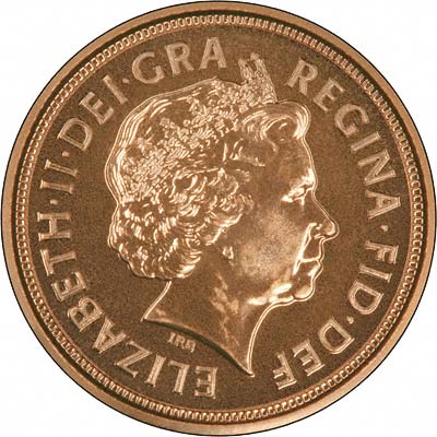 Obverse of 2007 Uncirculated Half Sovereign