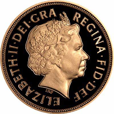 Obverse of all Four 2007 Gold Proofs