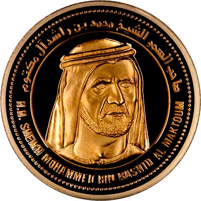 Obverse of 2007 One Ounce Gold Proof Coin