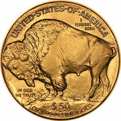 Reverse of 2007 US Gold Buffalo