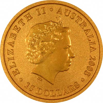 Obverse of 2008 Tenth Ounce Nugget