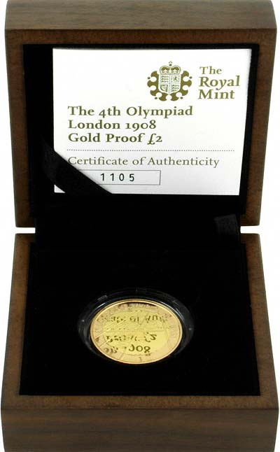 2008 London Olympics Two Pound in Box