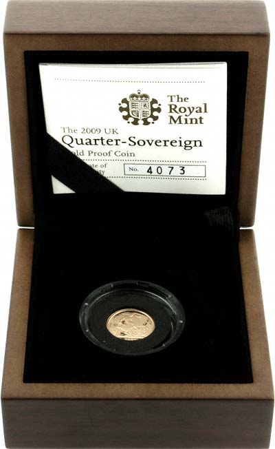 2009 Quarter Proof Sovereign in Presentation Box