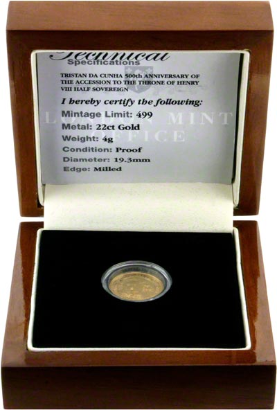 2009 Gold Proof Half Sovereign in Presentation Box
