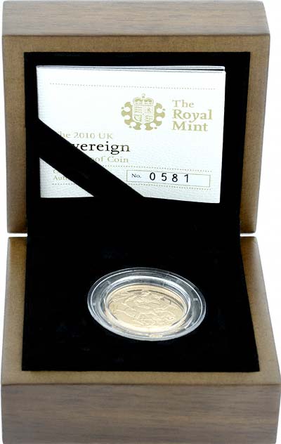 2010 Proof Sovereign in Presentation Box